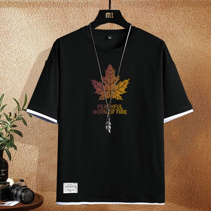 デザイン性抜群 カジュアル Tシャツ & ショーツ セットアップ E-80068