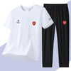 男女兼用 ファッション Tシャツ & カジュアルパンツ セットアップ E-13250
