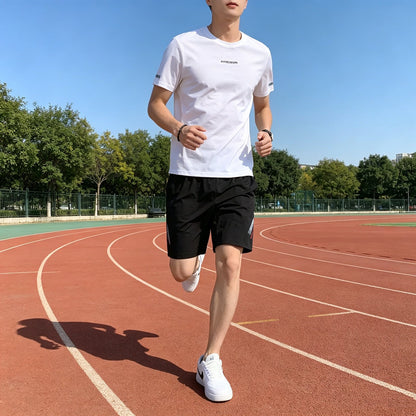 今季トレンド スポーツ Tシャツ & ショーツ セットアップ E-80096