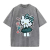 早い者勝ち 体型カバー プリント Tシャツ E-13481