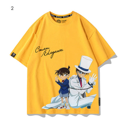 大注目 着瘦せ 大活躍 プリントロゴ 4色選択 Tシャツ E-13005