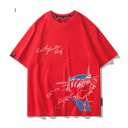 大注目 着瘦せ 大活躍 プリントロゴ 4色選択 Tシャツ E-13005