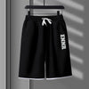男女兼用 プリント 配色 Tシャツ & ショーツ セットアップ E-80090