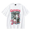 男女兼用 大人気 プリント 半袖 Tシャツ F-13577