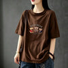 早い者勝ち プリント 肌触りよい Tシャツ E-80097