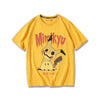男女兼用 プリント カジュアル 半袖 Tシャツ F-13595