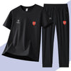 男女兼用 ファッション Tシャツ & カジュアルパンツ セットアップ E-13250