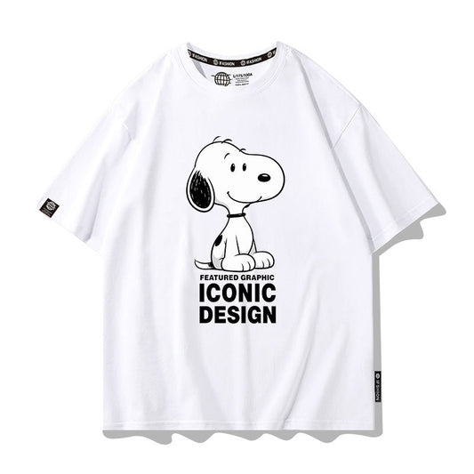 人気上昇中 男女兼用 カジュアル プリント Tシャツ F-13469