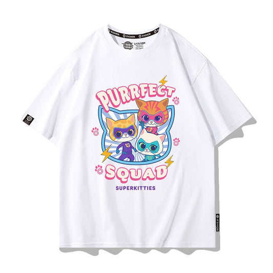 男女兼用 新作 カジュアル プリント Tシャツ F-13467