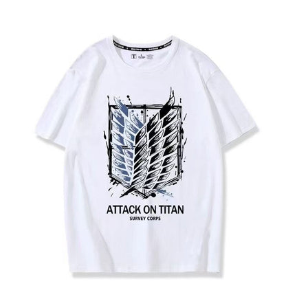 男女兼用 ファッション シンプル 半袖 Tシャツ E-13337