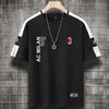 男女兼用 人気 シンプル プリント 半袖 Tシャツ E-13176