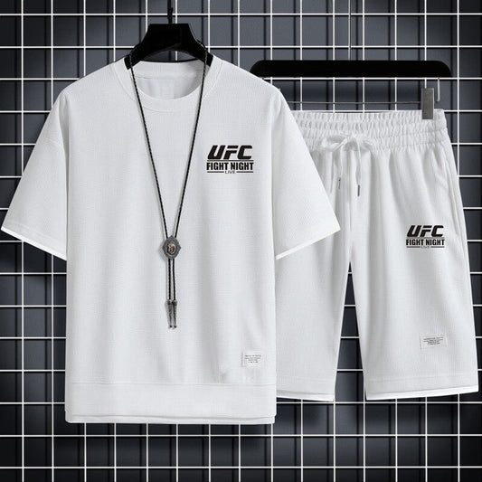 男女兼用 大人気アイテム Tシャツ & ショーツ セットアップ E-13244