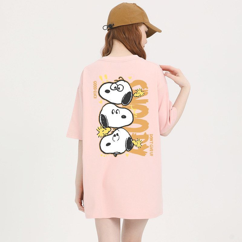 大人可愛い プリント ファッショ 半袖 Tシャツ E-13454