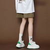 売れ筋 ゆったり Tシャツ & ショーツ セットアップ E-80109