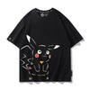 【半額！8月31日まで】男女兼用 プリント カジュアル 半袖 Tシャツ F-13586