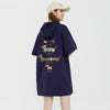 カジュアル フード付き ロング Tシャツ F-13581