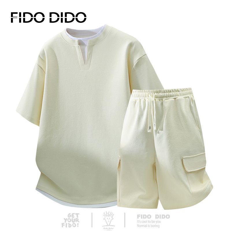 高品質 カジュアル Tシャツ & ショーツ セットアップ E-80067
