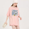 着回し力抜群  着心地良い 目立つ  キュート ファッション 半袖 Tシャツ E-13102