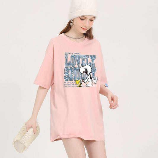 着回し力抜群  着心地良い 目立つ  キュート ファッション 半袖 Tシャツ E-13102