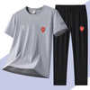 男女兼用 ファッション Tシャツ & カジュアルパンツ セットアップ E-13250