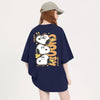 大人可愛い プリント ファッショ 半袖 Tシャツ E-13454