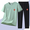 男女兼用 ファッション Tシャツ & カジュアルパンツ セットアップ E-13250
