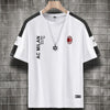男女兼用 人気 シンプル プリント 半袖 Tシャツ E-13176