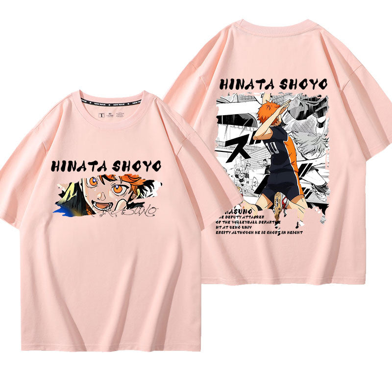 男女兼用 シンプル カジュアル 半袖 Tシャツ E-13327