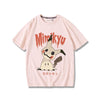 男女兼用 プリント カジュアル 半袖 Tシャツ F-13595
