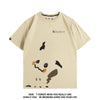 定番シンプル 着心地良い 目立つ  キュート ファッション 半袖 Tシャツ E-13101