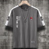 男女兼用 人気 シンプル プリント 半袖 Tシャツ E-13176