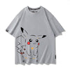 【半額！8月31日まで】男女兼用 プリント カジュアル 半袖 Tシャツ F-13586