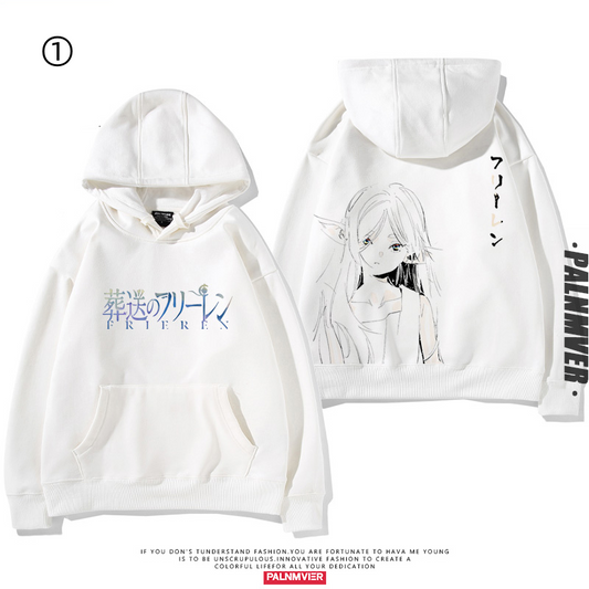 【裹起毛あり】 葬送のフリーレン キャラクター スウィート 売り切れ必至  憧れ  パーカー-A2006