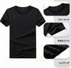 吸汗速乾 スポーツウェア ロゴ入り 半袖 Tシャツ + ハーフパンツ セットアップ E-13153