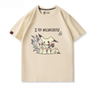 人気キャラ プリント 半袖 男女兼用 Tシャツ E-13116