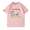 人気キャラ プリント 半袖 男女兼用 Tシャツ E-13116