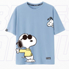 人気キャラ プリント 半袖 男女兼用 Tシャツ E-13173
