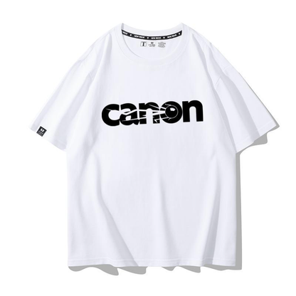 男女兼用 人気 プリント 半袖 Tシャツ E-13188