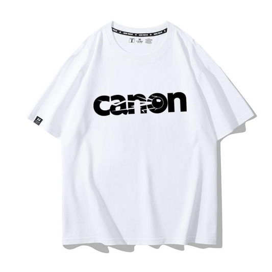 男女兼用 人気 プリント 半袖 Tシャツ E-13188