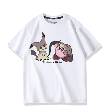 男女兼用 プリント 半袖 Tシャツ E-13196