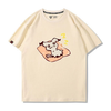 男女兼用 プリント 半袖 Tシャツ E-13199