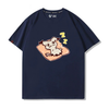 男女兼用 プリント 半袖 Tシャツ E-13199
