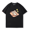 男女兼用 プリント 半袖 Tシャツ E-13199