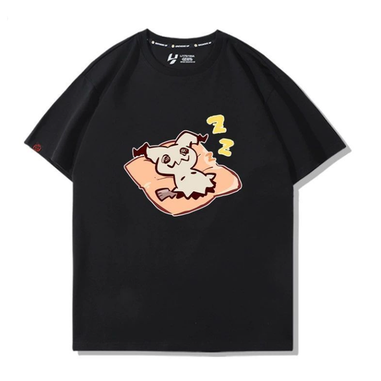 男女兼用 プリント 半袖 Tシャツ E-13199