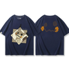 男女兼用 プリント 半袖 Tシャツ E-13201