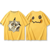 男女兼用 プリント 半袖 Tシャツ E-13201