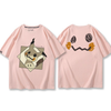 男女兼用 プリント 半袖 Tシャツ E-13201
