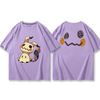 男女兼用 シンプル プリント 半袖 Tシャツ E-13202