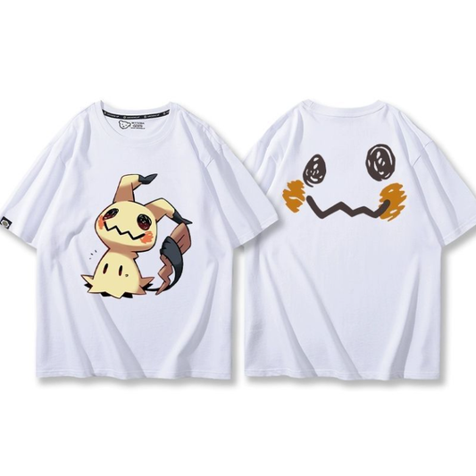 男女兼用 シンプル プリント 半袖 Tシャツ E-13202