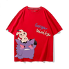男女兼用 シンプル プリント 半袖 Tシャツ E-13205